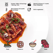 Cargar imagen en el visor de la galería, Oliquida Chipotle - Salsa de Aceitunas Verdes - 100 ml