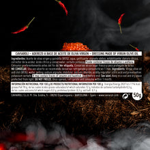 Cargar imagen en el visor de la galería, Caviaroli Aceite de Oliva Virgen con Guindilla - 50 g