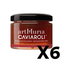 Cargar imagen en el visor de la galería, Caja de 6 unidades de Caviaroli Miel de Bosque Art Muria.