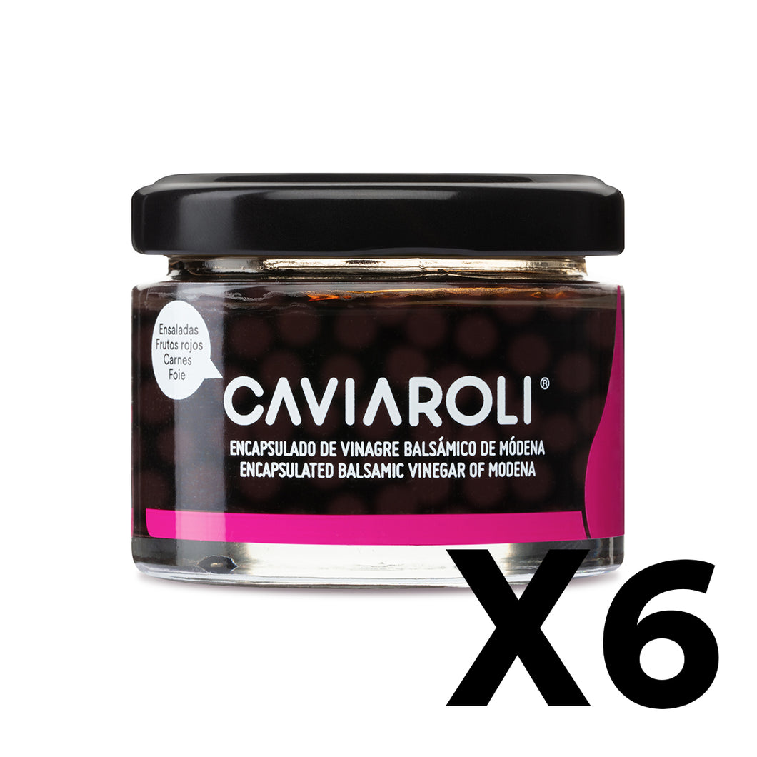 Caja 6 ud - Caviaroli Vinagre Balsámico de Módena 50g