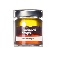 Cargar imagen en el visor de la galería, Caviaroli Drops Oliva Negra 20pz - by Albert Adrià.

