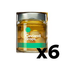 Cargar imagen en el visor de la galería, Caja 6ud - Caviaroli Drops by Albert Adrià - Oliva Verde 12pz
