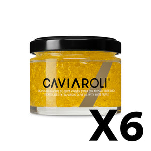 Caja 6 ud - Caviaroli Aceite de oliva virgen con Trufa Blanca 50g