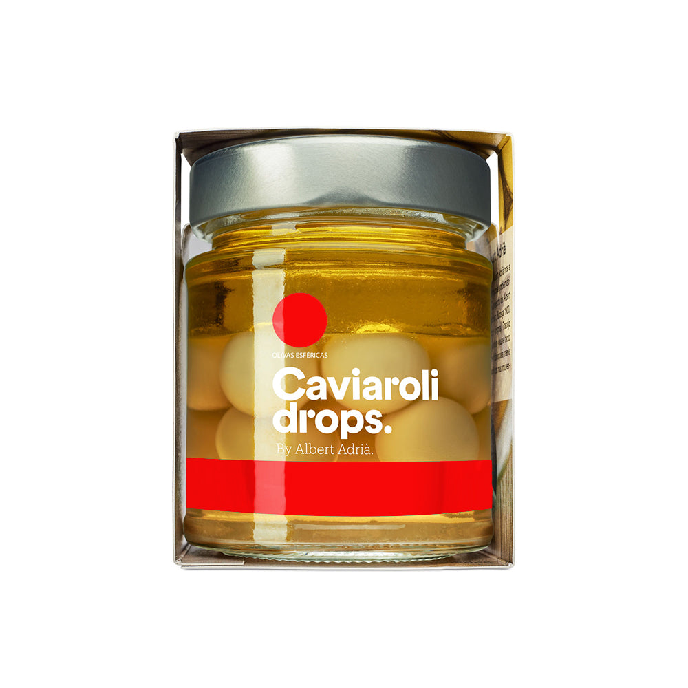 Caviaroli Drops Oliva Picante 12pz by Albert Adrià